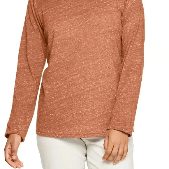 Long Sleeve Crewneck Tee Cinnamon X-Small - Picture 2 of 10